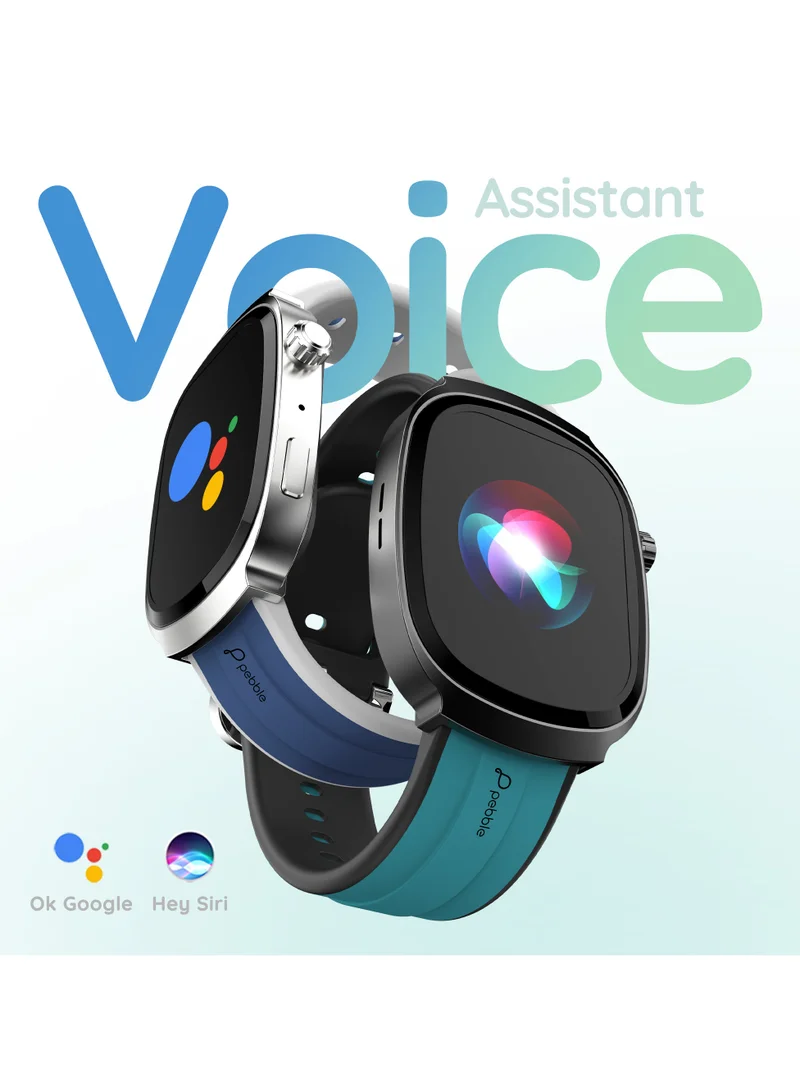 بيبل Axis 1.96" Amoled Display, Quick Notification, Always on Display, Bluetooth Calling, SpO2 Monitoring, Heart Rate Monitoring, Multiple Sports Modes, Functional Rotating Crown