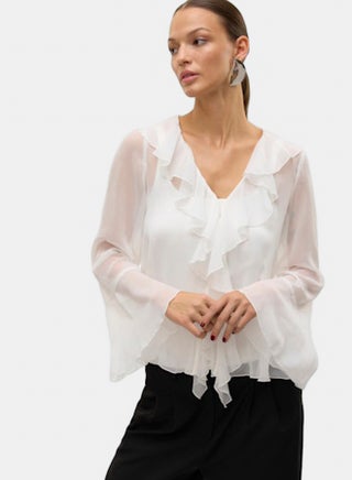 VERO MODA Womens Ina Longsleeve Frill Top - pzsku/ZE22BEA82C8A7FE499B90Z/45/1741083320/ac3f253b-4995-4cb4-806f-4527c12914e2