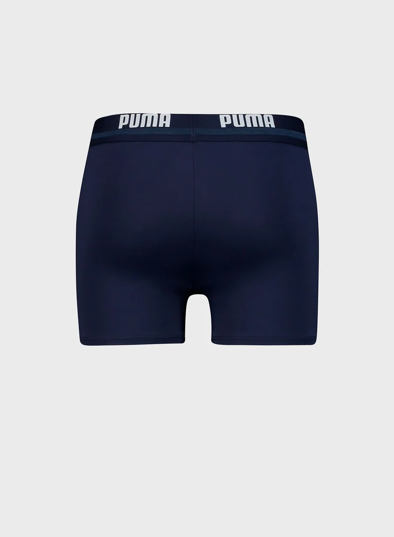 PUMA Swim Men Logo Swim Trunk