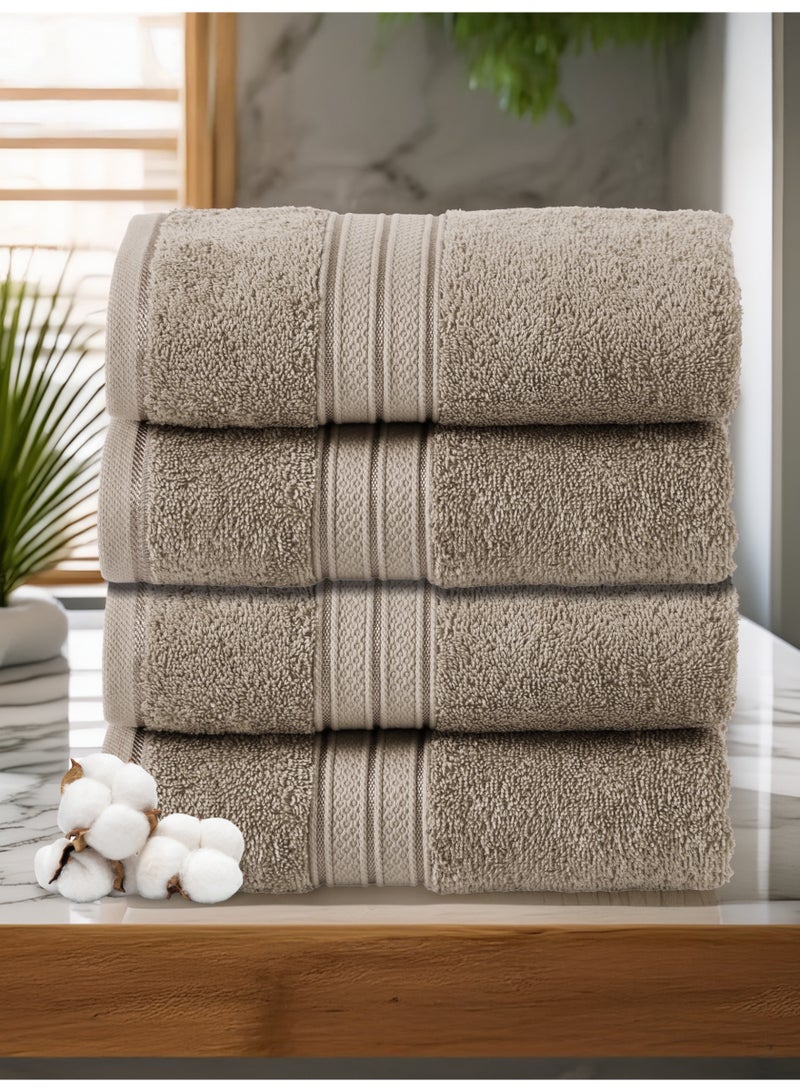 دوناتيلا طقم مناشف حمام فاخر  قطع  جرام للمتر المربع قطن % مشط % قطن سريع الجفاف فائق الامتصاص سميك وفخم مثالي للحمام والمنتجع الصحي وصالة الألعاب الرياضية والفندق والرفاهية اليومية - Image 1