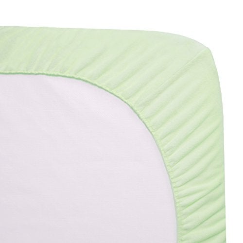 TL Care Heavenly Soft Chenille Fitted Crib Sheet 28" x 52", Warm and Cozy Neutral Chenille Sheet, Celery, for Boys and Girls, Fits Crib and Toddler Bed mattresses - Image 3