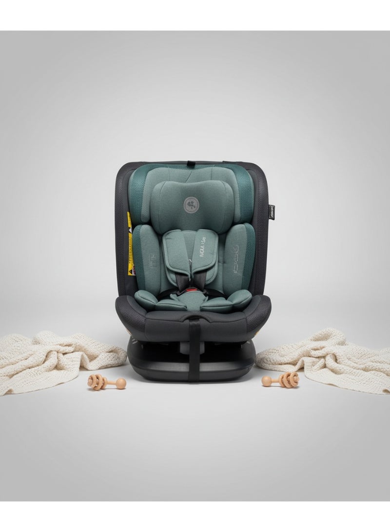 Lorelli Imola i-Size Isofix 360° Rotating Car Seat – Group 0+/1/2/3 (40–150 cm) – Adjustable Recline, Side Protection & Headrest – Green - Image 1
