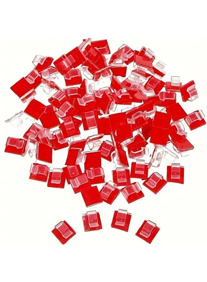 White 11PCS Cable Holder Organizer with Suction Cup Buckle Lock Heavy Duty Wire Management Clamp - Image 2