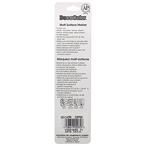 Marvy Uchida Uchida 200-C-CPR Marvy Deco Color Fine Point Paint Marker, Copper - Image 2