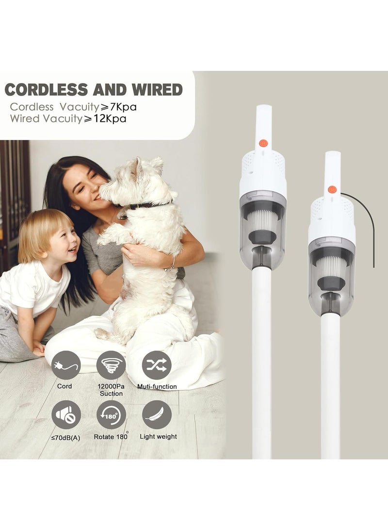 Y&D Cordless Vacuum Cleaner, 4-in-1 Lightweight Stick Vacuum 100W Powerful Motor & Led Display, Portable Handheld Vacuum for Home Hard Floor Carpet Pet Hair - Image 5