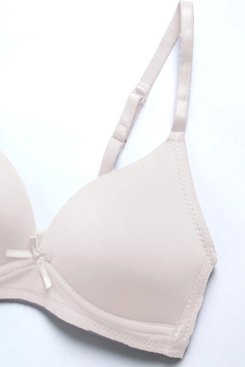 هيبسين راكيب All Rival Young Girl Practice Combed Cotton Bra Cotton Soft Cup Underwear