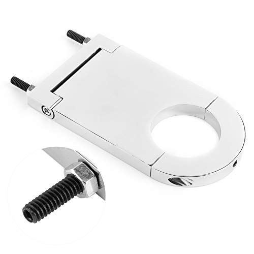 KIMISS Steering Column Drop,Chrome Aluminum 4 1/2" Steering Column Drop Fit for 2" Columns for SBC BBC 350,RSRS725C - Image 3