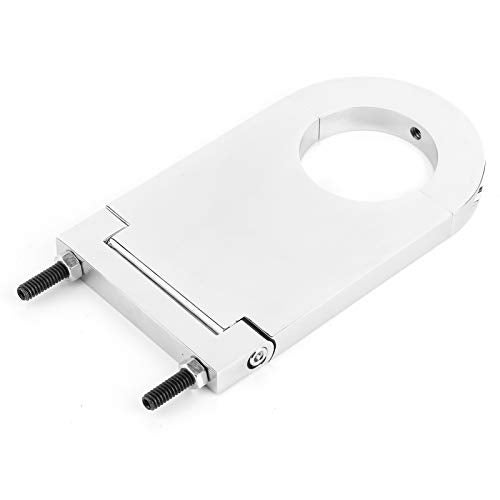 KIMISS Steering Column Drop,Chrome Aluminum 4 1/2" Steering Column Drop Fit for 2" Columns for SBC BBC 350,RSRS725C - Image 1
