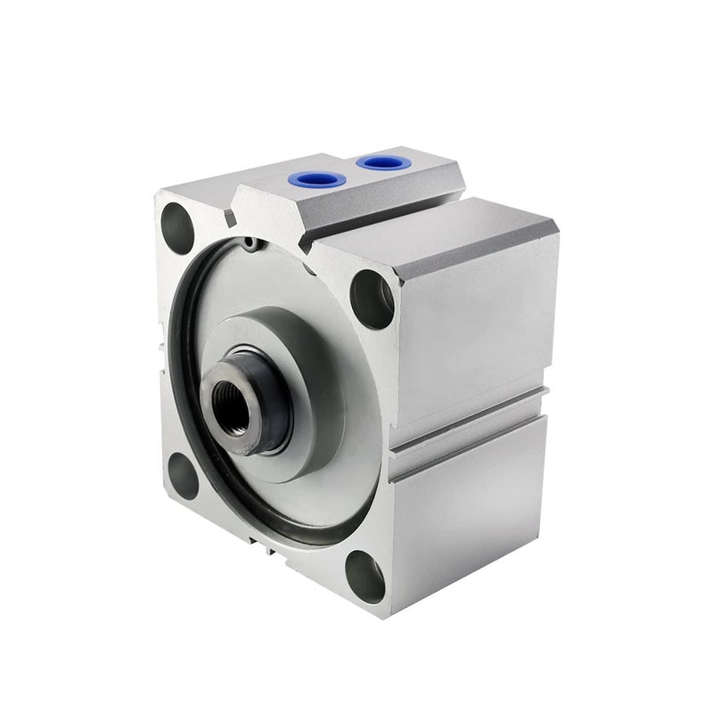 Othmro SDA100x20 Sealing Thin Air Cylinders Pneumatic Air Cylinders 3.94inch Bore 0.79inch Stroke Air Cylinders Aluminium Alloy Pneumatic Components for Pneumatic and Hydraulic Systems - Image 1