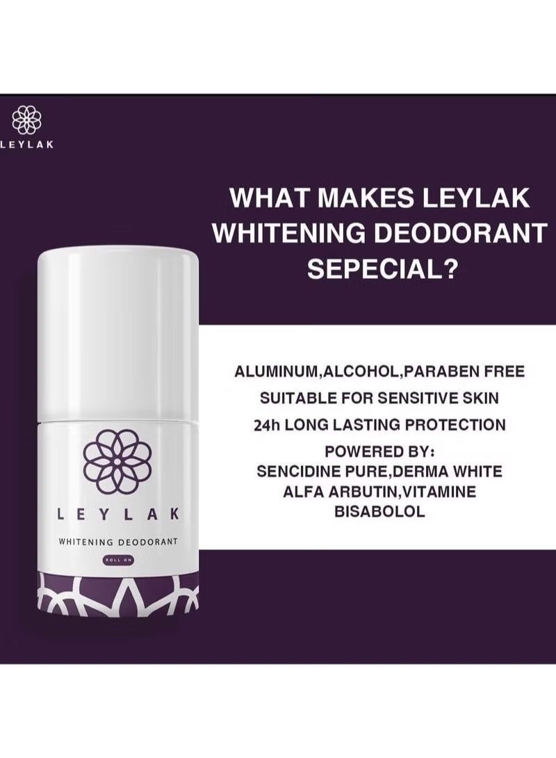 Leylak Roll On  Whitening Deodorant 50 Ml - Image 4