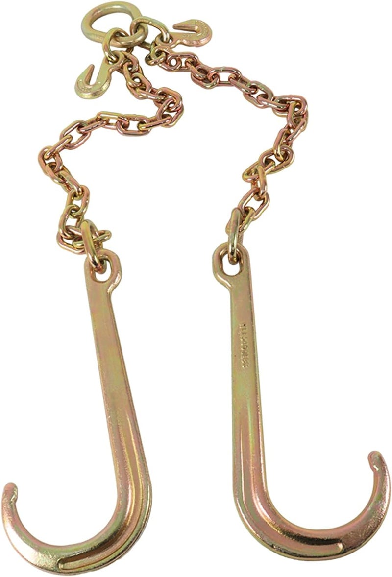 marddpair سلسلة سحب مارددباير 5/16 × 2 G70 مع خطافات J للشاحنات المسطحة وسحب المركبات - Image 1