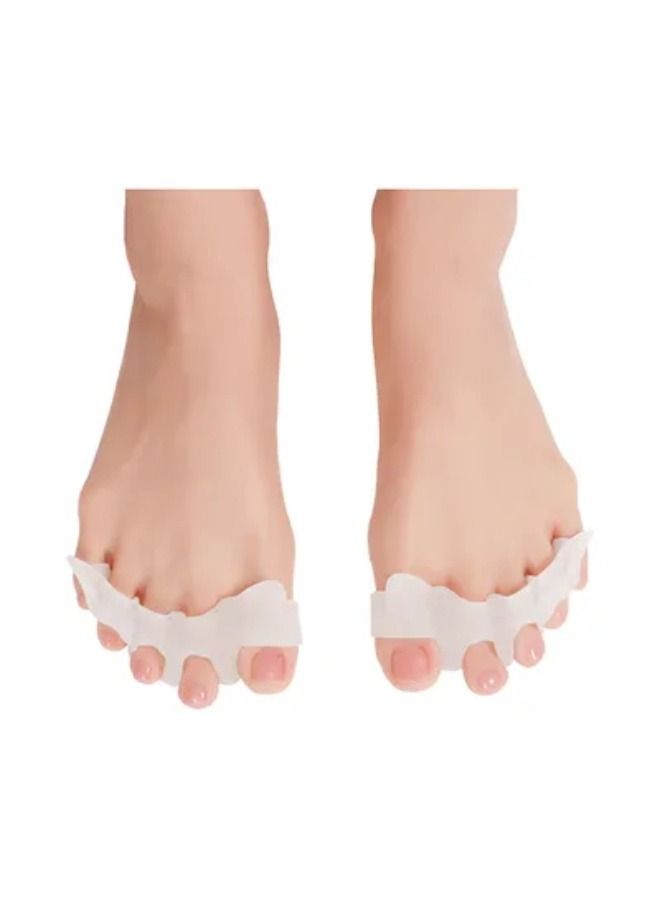 1 Pair Silicone Toe Separators Straightener Bunion Corrector