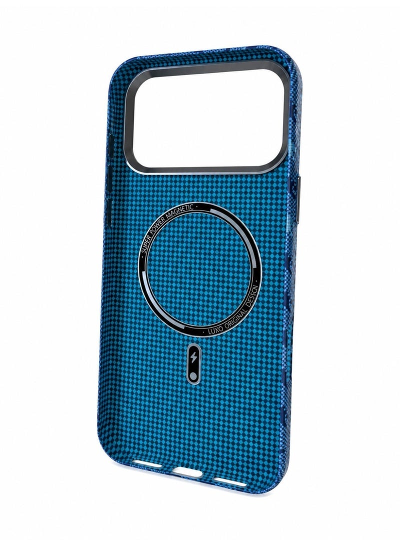 لوكسو iPhone 17 Pro Max MagSafe Case – Premium Carbon Fiber - Image 5
