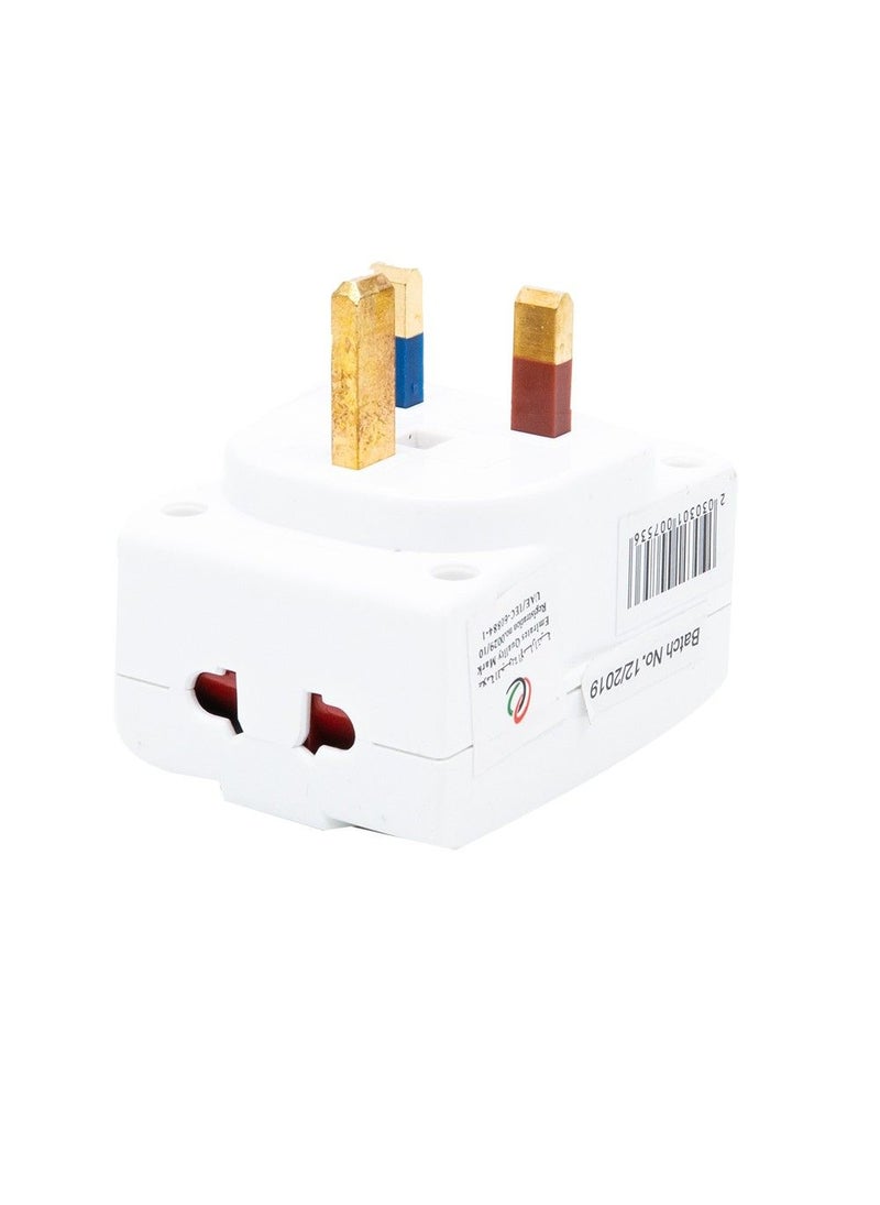 Oshtraco 3 Pin 1 x 13 Amp Multi 2 x 2 Pin Adaptor - Image 2