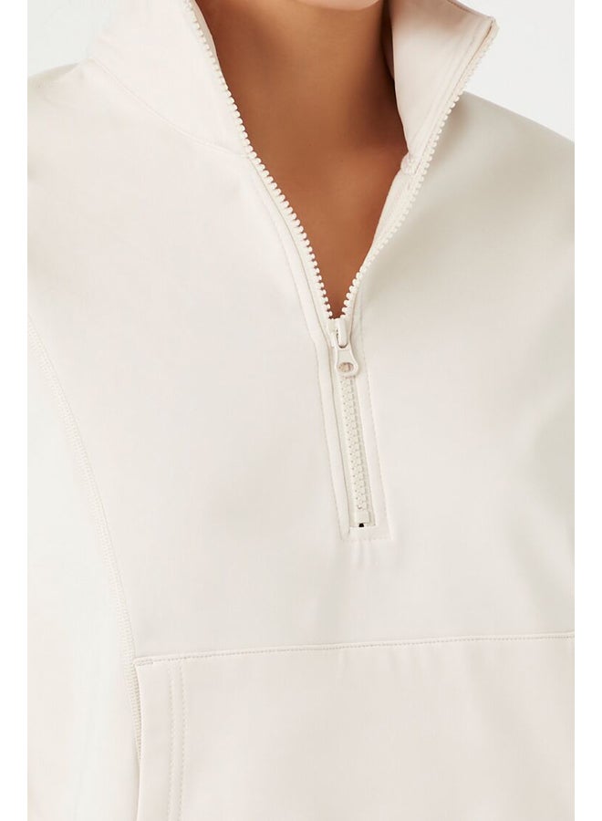FOREVER 21 Active Half-Zip Funnel Neck Jacket - Image 2