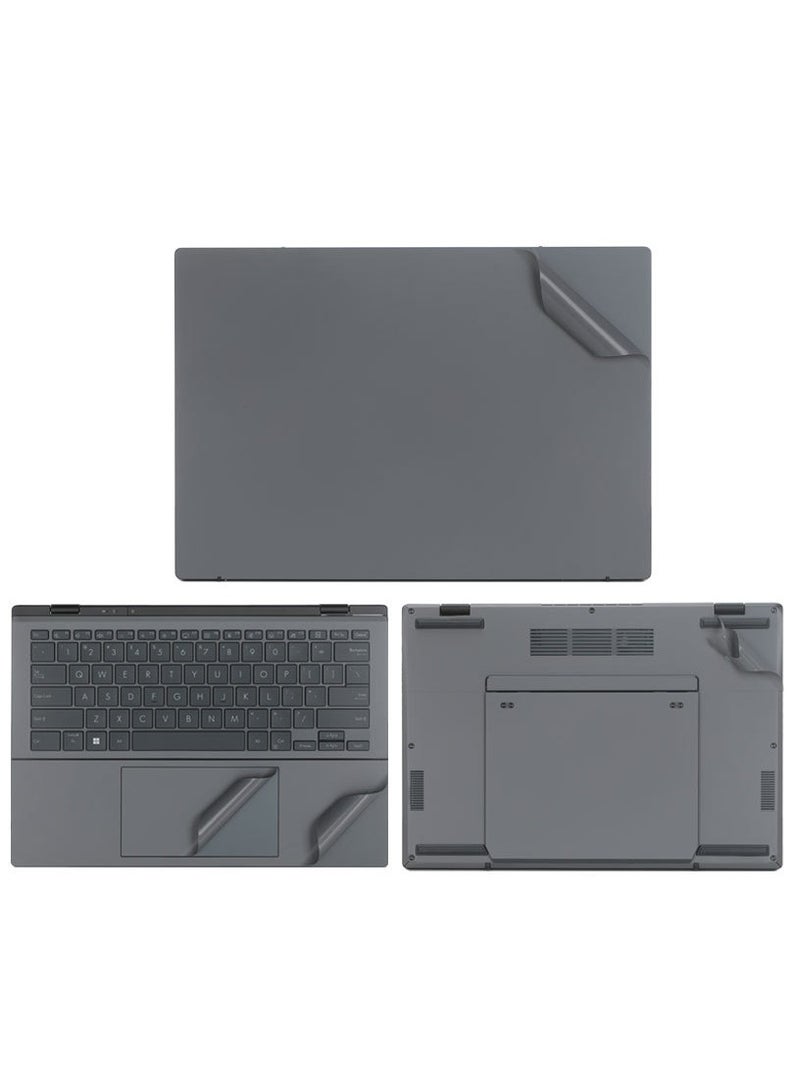 Laptop Decal Cover Compatible with 2025 ASUS ZenBook DUO 14 UX8406 14-inch Anti-Scratch Sticker Three Sided Notebook Film Laptop Film