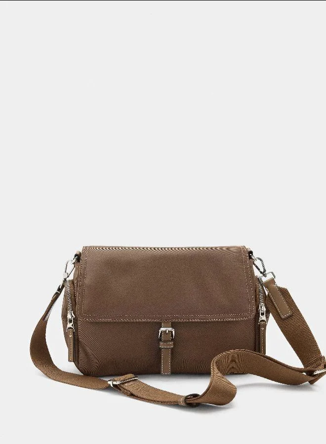 بارفوا حقيبة نايلون كروس بودي مع غطاء