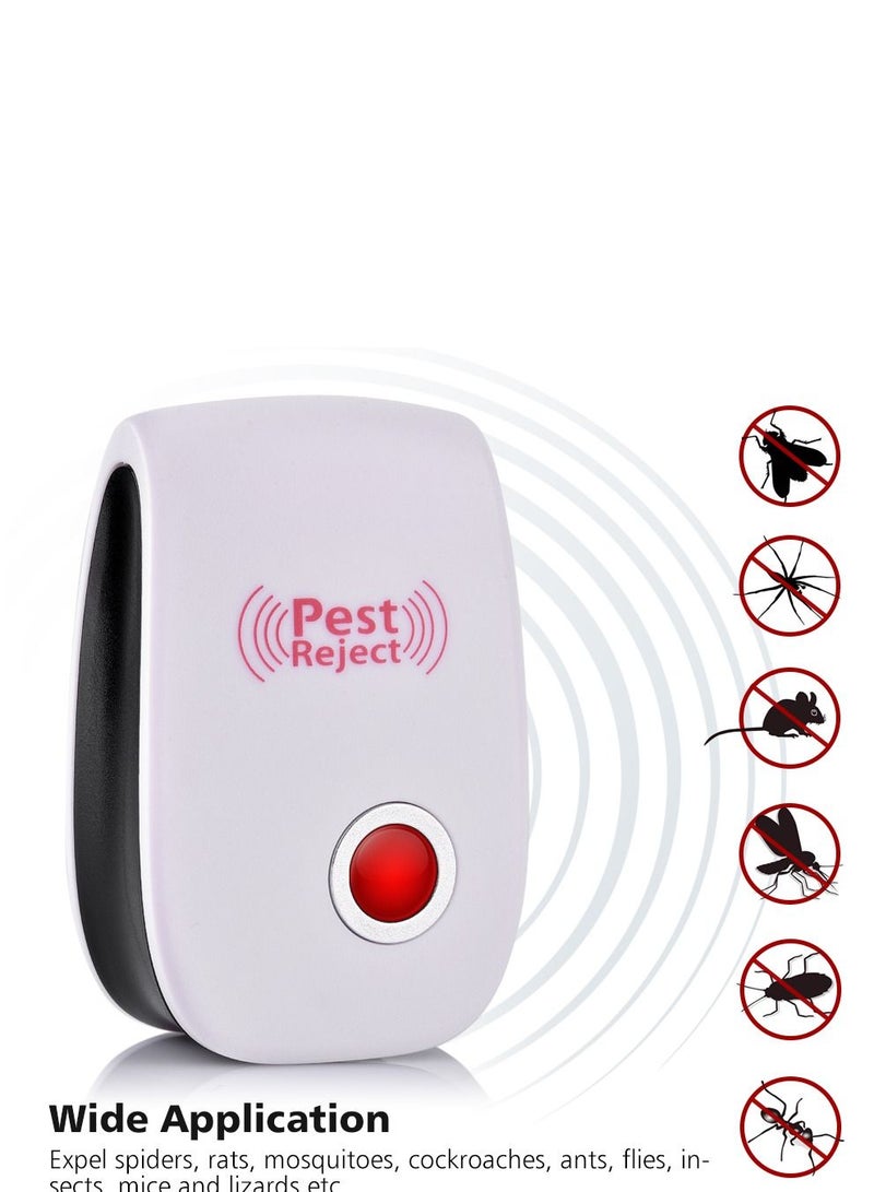 Pest Reject جهاز طارد الآفات الإلكتروني بالموجات فوق الصوتية للفئران والصراصير والحشرات والجرذان والعناكب والبعوض، قاتل الآفات للتحكم في الآفات المنزلية - Image 1