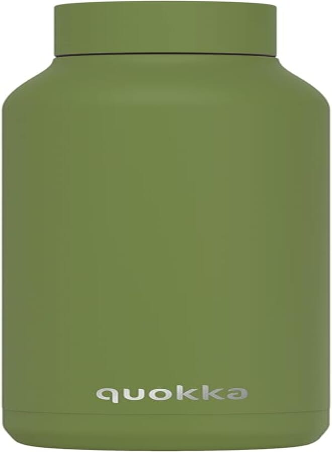 QUOKKA THERMAL SS BOTTLE SOLID OLIVE GREEN 510 ML