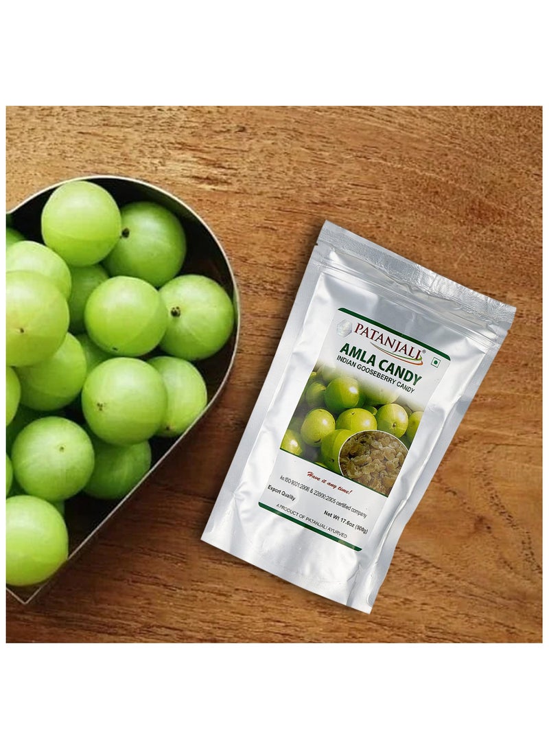 Patanjali Amla Candy  India Gooseberry candy 500gmn - Image 3