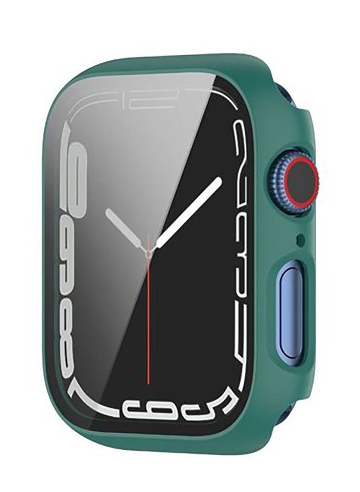 2 In 1 PC Case + Film For Apple Watch Series 7 45mm - Green