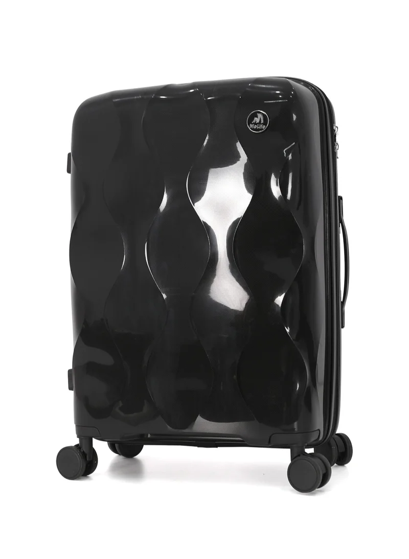 MELIFE MELIFE 5-Piece Hardside Spinner Luggage Set with Cosmetic Case - Lightweight, Durable ABS Shell, 360° Dual Wheels, Built-in TSA Lock