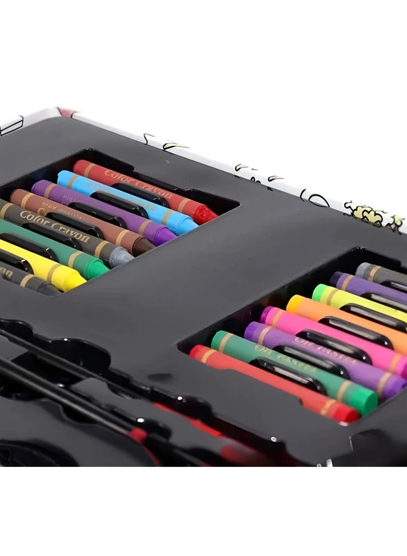 Generic 65-Piece Kids Art Set Animal Design In Briefcase - Image 4