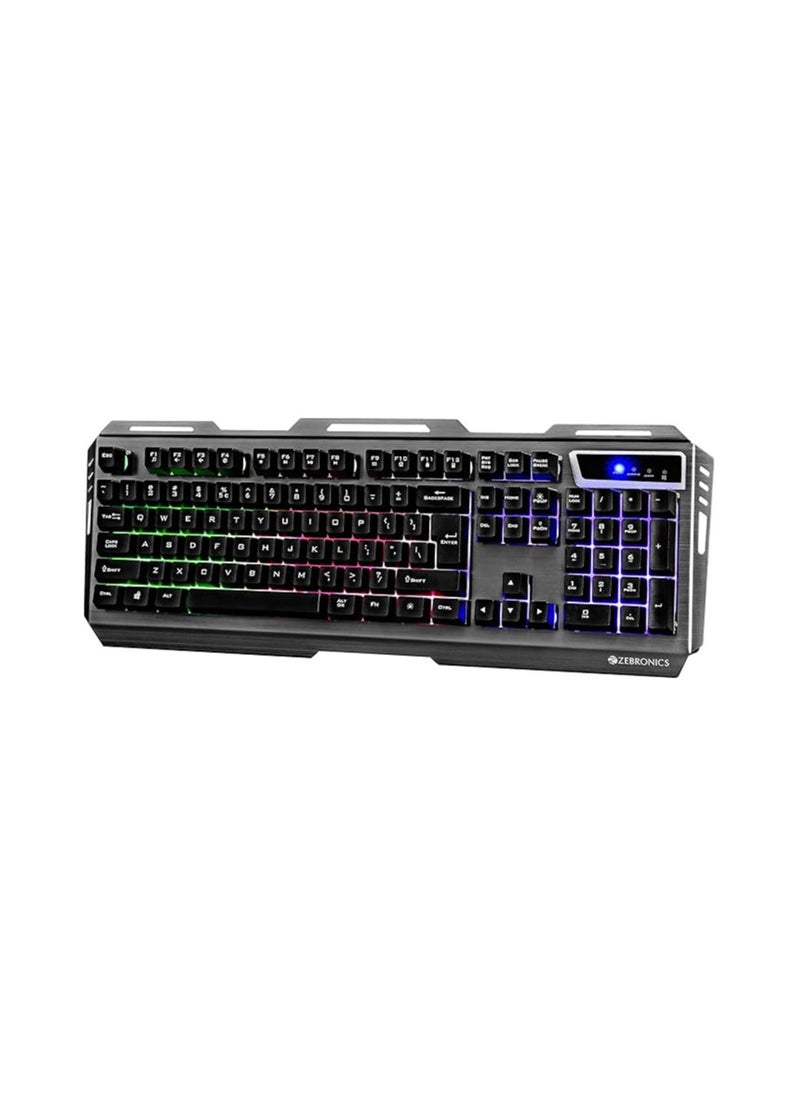 ZEBRONICS - Zebronics Zeb-Transformer-k USB Gaming Keyboard with Multicolor LED Effect - Image 1