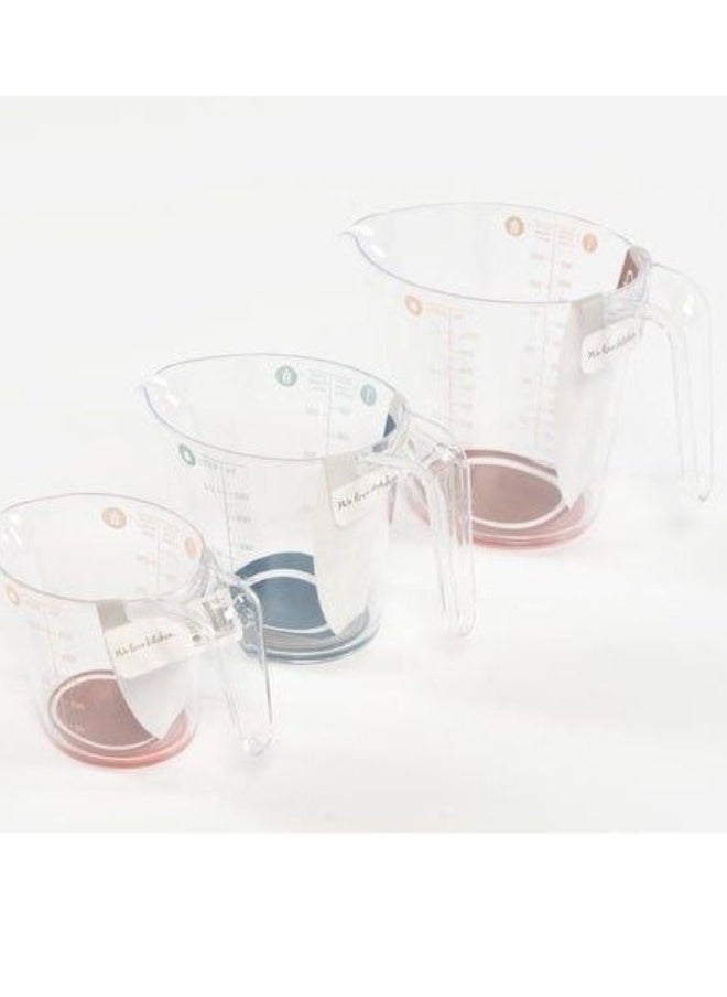 Generic - Acrylic measuring jug, graduated measuring cup (1000ml) -blue - Image 1