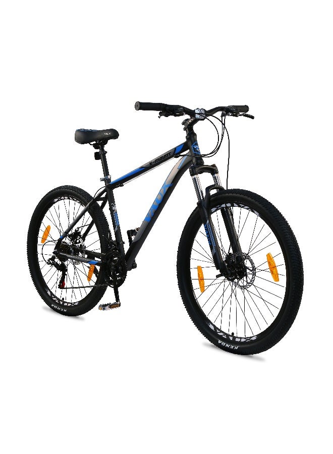 Vaux X-Mount Gear Cycle For Men 27.5T With Aluminium Alloy Frame And Disc Brakes, Multispeed Mtb For Adults With 21 Shimano Gears, Lockout Suspension, Kenda Tyres - Image 2