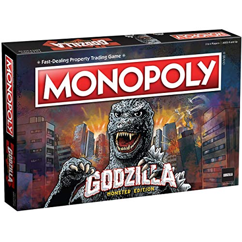 USAopoly Monopoly Godzilla  Based on Classic Monster Movie Franchise Godzilla  Collectible Monopoly Game Featuring Familiar Locations and Iconic Kaiju Monsters - Image 1