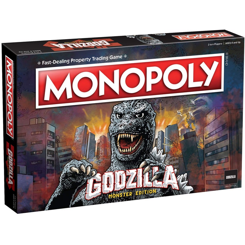 USAopoly Monopoly Godzilla  Based on Classic Monster Movie Franchise Godzilla  Collectible Monopoly Game Featuring Familiar Locations and Iconic Kaiju Monsters - Image 2