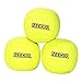 Zeekio Lunar Juggling Balls Set of 3 Professional UV Reactive 6Panel Balls Synthetic Leather Millet Filled 110g Each Solid Yellow - Image 2