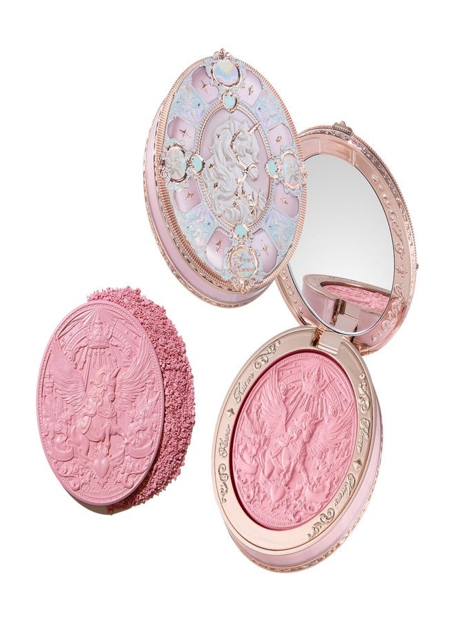 Flower Knows Knight Unicorn Satin Blush for Cheeks, Cool-Toned Light Rose - Image 1