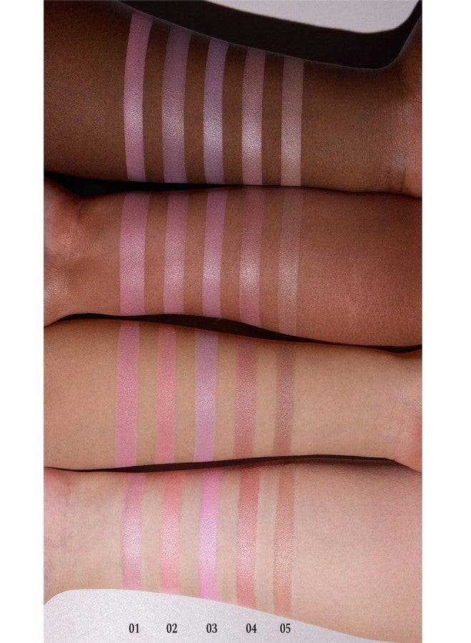 Flower Knows Knight Unicorn Satin Blush for Cheeks, Cool-Toned Light Rose - Image 4