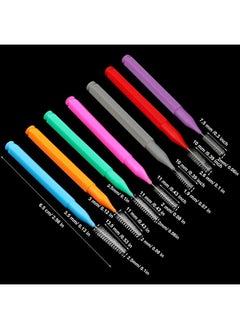Patelai 100 Pieces Braces Brush for Cleaner Interdental Brush Toothpick Dental Tooth Flossing Head Oral Dental Hygiene Flosser Toothpick Cleaners Tooth Cleaning Tool (Assorted Colors,Various Sizes)  - Image 2