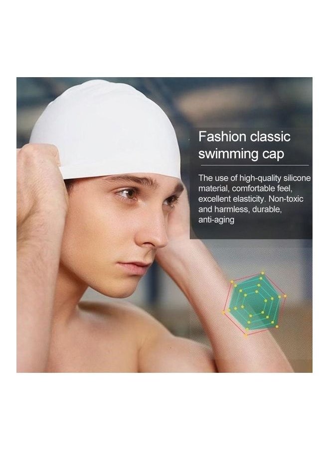 Thickening High Elasticity Non-Slip Silicone Swimming Cap