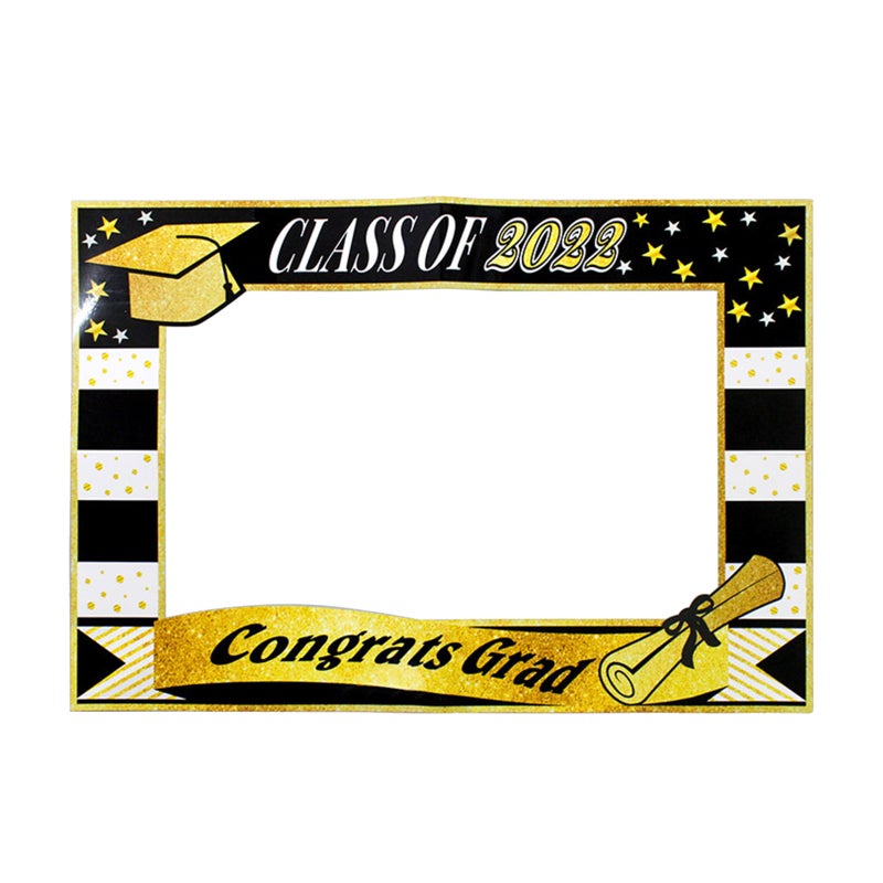Graduation Selfie Photo Frame for 2022 College High School Graduates Graduation Photo Frame Party Supplies - Image 1