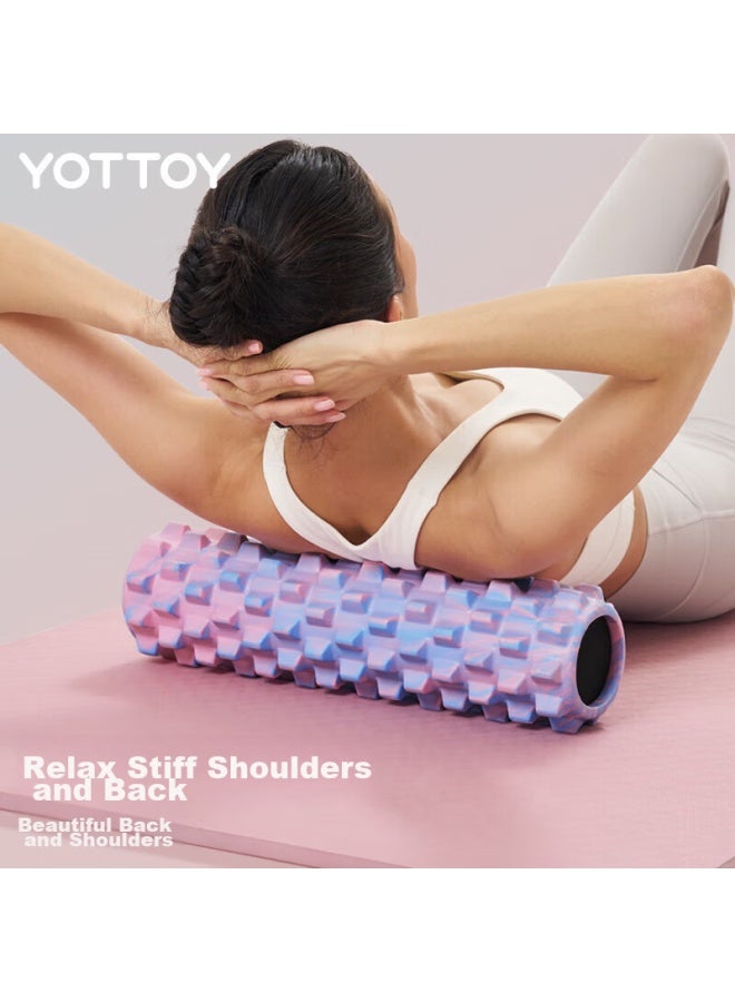 YOTTOY Yottoy Solid Fitness Equipment Foam Roller, Muscle Relaxation Massage Roller, Langya Yoga Column  - Image 4