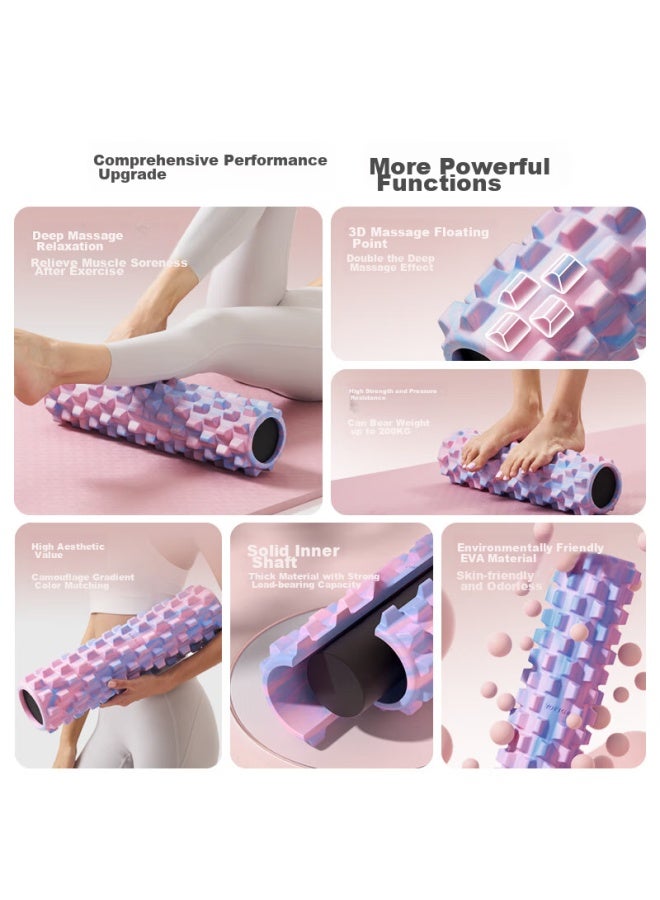 YOTTOY Yottoy Solid Fitness Equipment Foam Roller, Muscle Relaxation Massage Roller, Langya Yoga Column  - Image 1