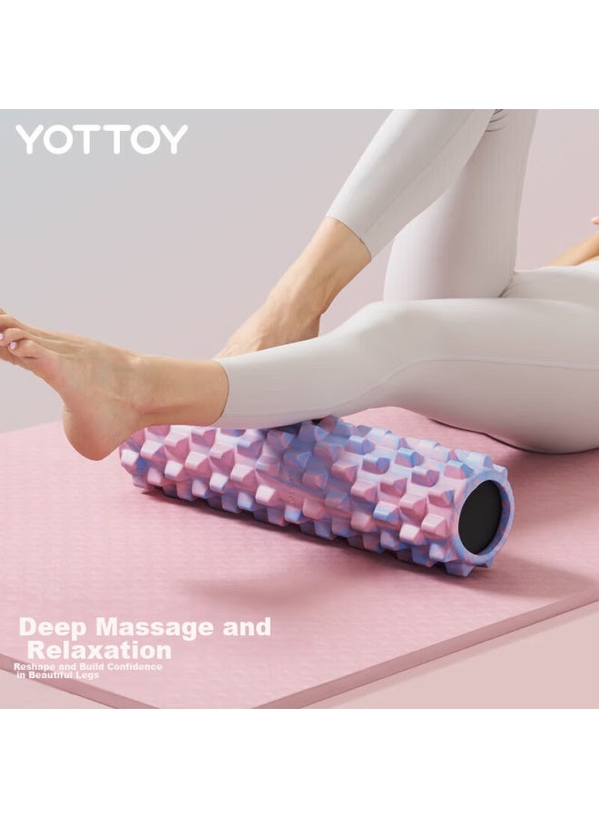 YOTTOY Yottoy Solid Fitness Equipment Foam Roller, Muscle Relaxation Massage Roller, Langya Yoga Column  - Image 3