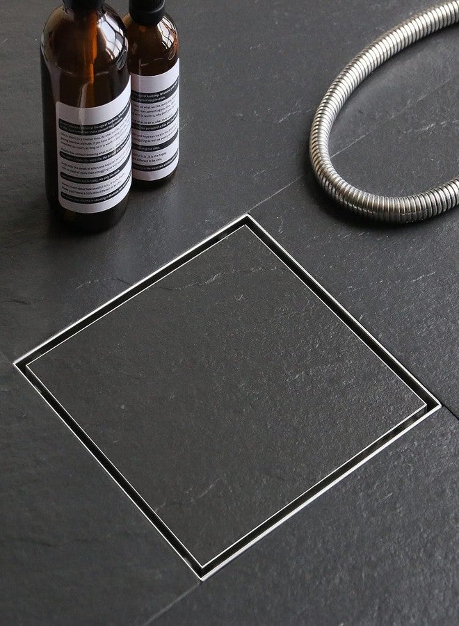 ALTON ALD1011, SS-304 Grade, 5x5 INCH, Tile Insert Bathroom Grating Square Floor Drain Jali, Matte - Image 4