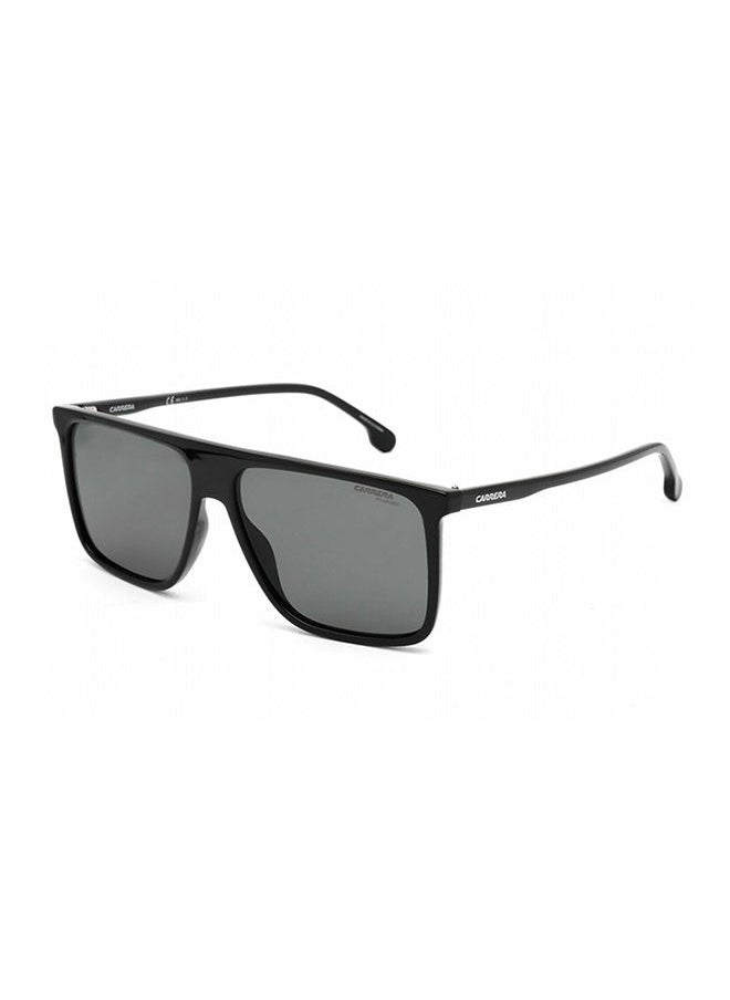 Carrera نظارة شمسية بإطار مربع كامل الحواف CR 172/S 008A M9 - مقاس العدسة: 58 ملم - رمادي داكن  - Image 1