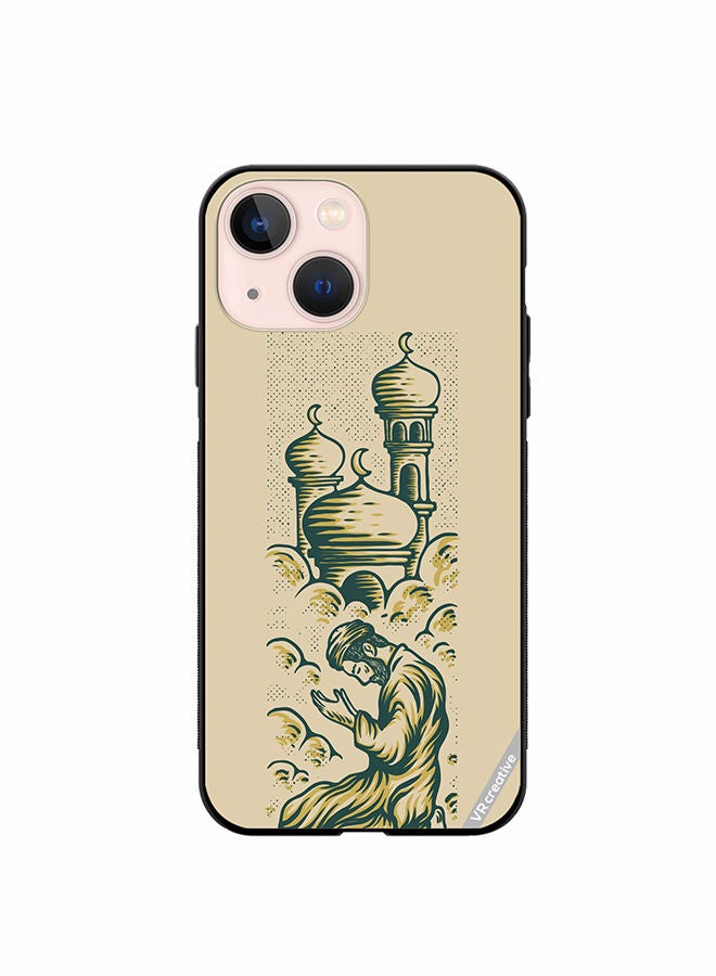 VR CREATIVE Protective Case Cover For Apple iPhone 14 Plus Prayer Design Multicolour - Image 1