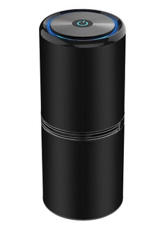 Car Air Purifier Ionizer 12 Million Negative Ions Portable Interior Freshener 27dB Silent Ion for Small Rooms in the to Remove Dust Pet Odor Pollen（Black）