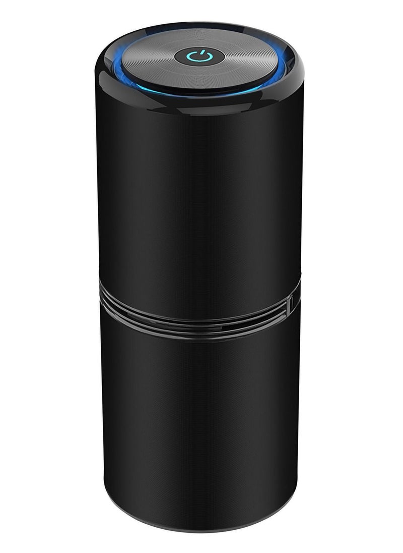 Y&D Car Air Purifier Ionizer 12 Million Negative Ions Portable Interior Freshener 27dB Silent Ion for Small Rooms in the to Remove Dust Pet Odor Pollen（Black）  - Image 1