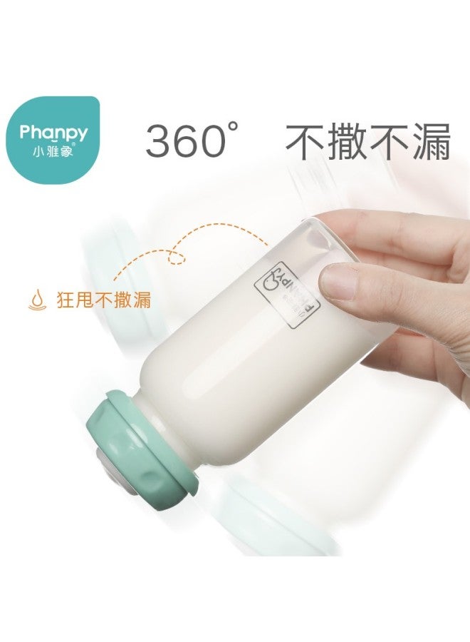 Xiaoya Elephant Xiaoya Xiang Glass Breast Milk Storage Bottles For Newborns, Wide Neck 180ml - Image 3