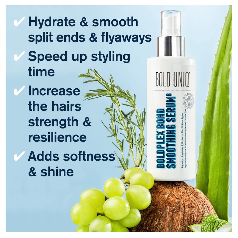BOLD UNIQ Boldplex 6 Hair Serum - Hydrating Leave In Protein Treatment for Frizzy, Dry, Damaged, Broken, Curly, Straight or Bleached Hair Types - Paraben & Sulfate Free. Cruelty Free, 100% Vegan. 5.9 Fl.Oz - Image 5