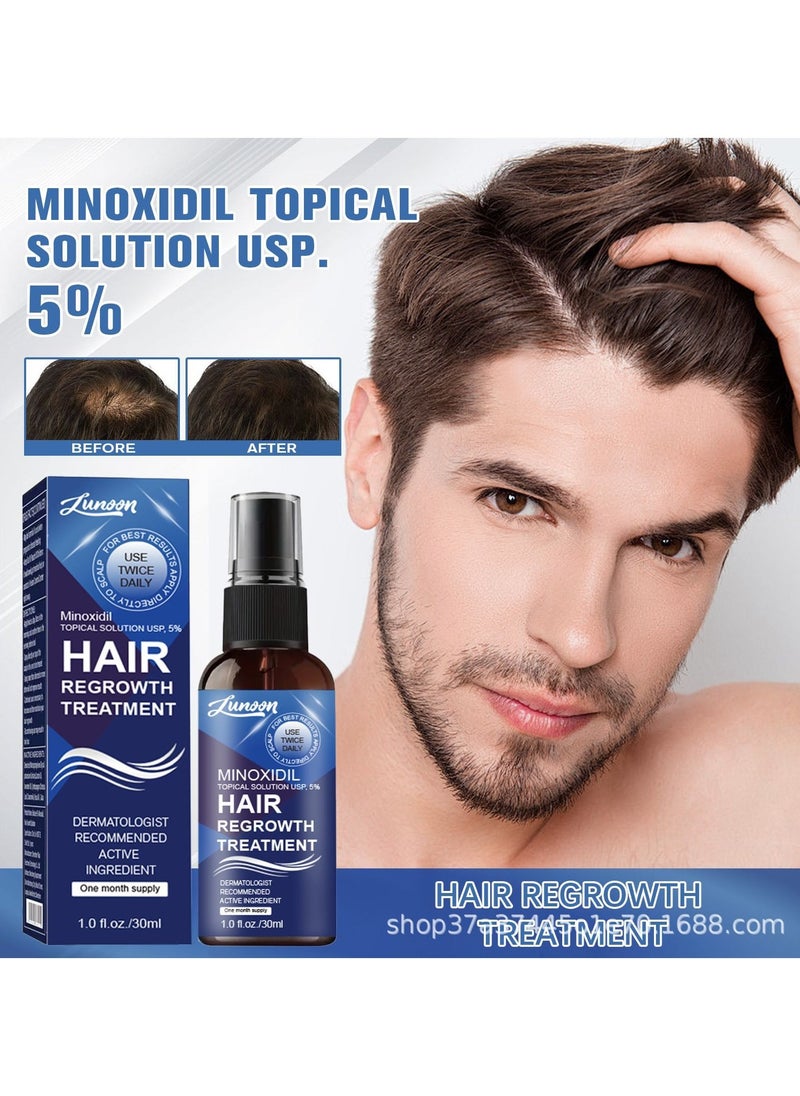 LUNOON LUNOON Minoxidil Hair Thick Growth Essence Care Spray Promotes Strong Hair 30ml - Image 3