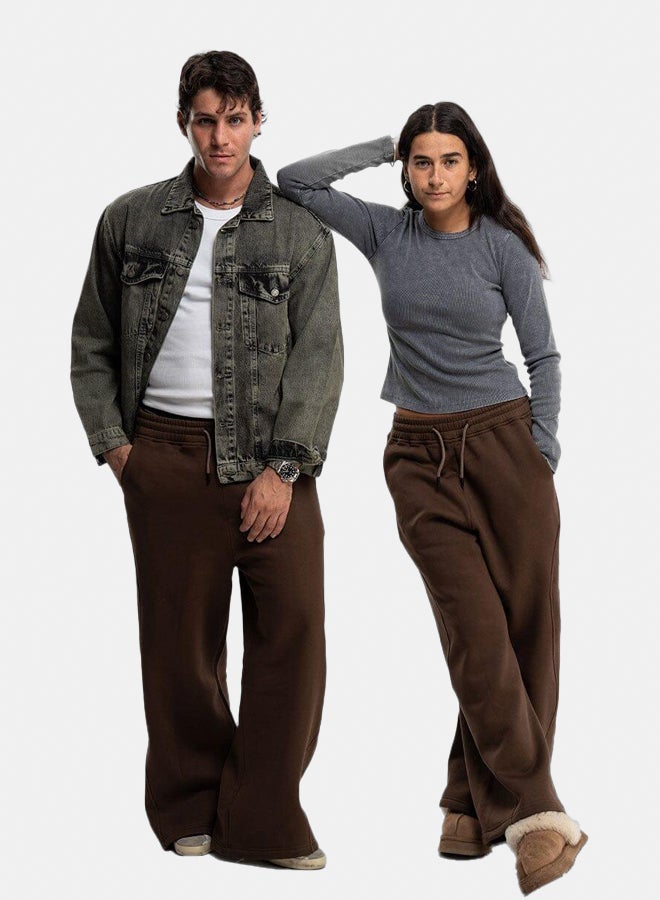 In Your Shoe Brown Super Loose Swants - Image 1